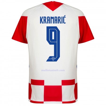 Maillot de Foot Croatie Andrej Kramaric 9 Domicile UEFA EURO 2020